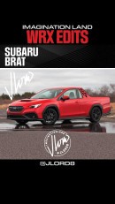 Subaru WRX BRAT Ute pickup truck CGI revival by jlord8
