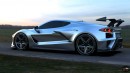 2025 Chevy Corvette ZR1 renderings