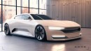 2025 Dodge Changer rendering by Car Review Channel