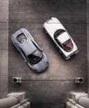 Lamborghini 350 GT and Aventador