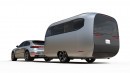 The Airstream Studio F. A. Porsche Concept Travel Trailer imagines the future of RV-ing