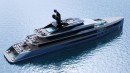Apache proposes a striking superyacht with a flying pool on the owner's deck, plenty of other incredible amenities