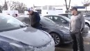 Teslas suffer from the arctic cold that hit the Chicago area