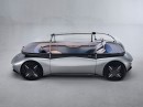 The AKXY2 concept is a sustainable, multi-functional and sustainable living room on wheels