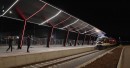Tesla's Giga Train Station