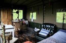 The Beermoth is an ex-military Commer Q4 fire truck turned into a most unique glamping unit in Scotland
