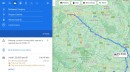 Google Maps route planning