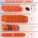 Maxsa 20322 Escaper Buddy Metal Gripped Traction Boards