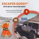 Maxsa 20322 Escaper Buddy Metal Gripped Traction Boards