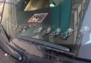 13 Sesto Elemento scale models in a Passat in China