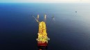Prelude under way to its offshore location