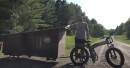 The Bike Cabin is a lightweight DIY trailer you can tow by e-bike, even off-road