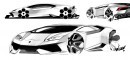 Lamborghini Huracan original design sketch