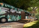 The Bus Collective is a glamping resort made up of 20 Scania bus conversions