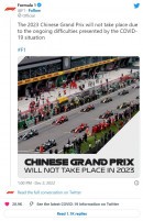 Chinese GP Out of 2023 Calendar