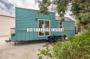 The Chloe is a fully-custom tiny house with an upside-down interior layout