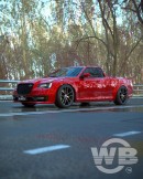 Chrysler 300 Coupe Utility rendering by wb.artist20