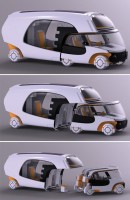 The Colim concept is a detachable camper with modular layout and sleeping for four