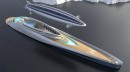 The Colossea concept is a megayacht with a detachable superstructure that's an airship