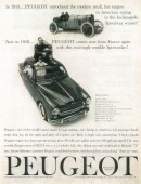 Peugeot print ad in the United States