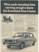 Renault 12 print ad in the United States