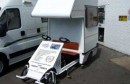 In 2013, Andy Saunders created the world's smallest camper, the Pedal-Bedzz aka the Cramper Van