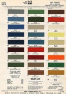 1969 Dodge color palette