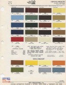 1974 Plymouth color palette