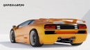 Lamborghini Diablo x Nissan 300ZX CGI mashup by godzillatr34