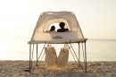 The Dookan proposes a different take on camping, with a two-story loft with endless functionality