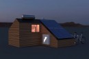 The E-Glamp is a self-sufficient tiny home designed for rural tourism