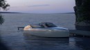 The Edorado S8 is a new, electric powerboat with self-adjusting hydrofoils that glides over water at 38 knots