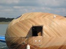 The Exbury Egg is a floating home that highlights the importance of living in harmony with nature
