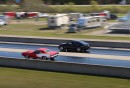 2009 Pontiac G8 GXP vs 1971 Plymouth Cuda drag race