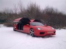 A rare Ferrari 360 Modena limo is being offered for sale as the perfect vehicle if you want to stand out