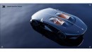 Bugatti Speedster rendering by nafletcher from cardesignsketch