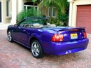Eminem's Purple Ford Mustang Convertible