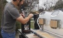 This Tesla Cybertruck has been converted into a coffee shop