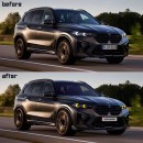 2025 BMW X5 M CS rendering by kelsonik