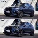 2025 BMW X5 M CS rendering by kelsonik