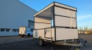 The ioCamper Caravan II is the most basic shelter in a very compact, transforming module