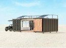 The Jeep Container Home concept is designed for mobility and comfort in all your Jeep adventures