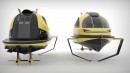 The Jet Capsule GT-F proposes a faster, more efficient and luxurious way to travel on water