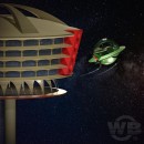 The Jetsons Flying Car CGI rendering by wb.artist20