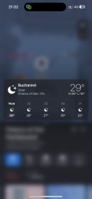 Apple Maps weather information