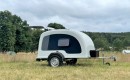 The Kleox Shelter Travel teardrop trailer aims to offer a comfortable, affordable camping solution