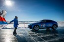 The speed record on ice of the Urus has been formally registered:185 mph (298 kph)