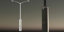 The lamppost EV chargers feature up to four 20 feet of retractable cables and charge plugs