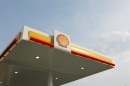 Shell logo on a refueling station