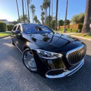 Black Mercedes-Maybach S 580 with Caramel interior for Floyd Mayweather by champion_motoring on Instagram
